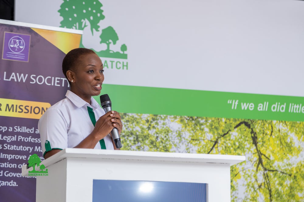 The opening remarks were given by Samantha Atukunda Kakuru Mwesigwa, Director of Greenwatch