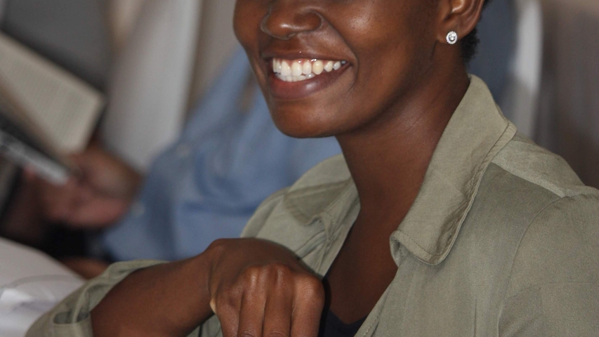 Samantha Atukunda, Director of Greenwatch attending the environmental law alliance network AGM Arusha - 2018