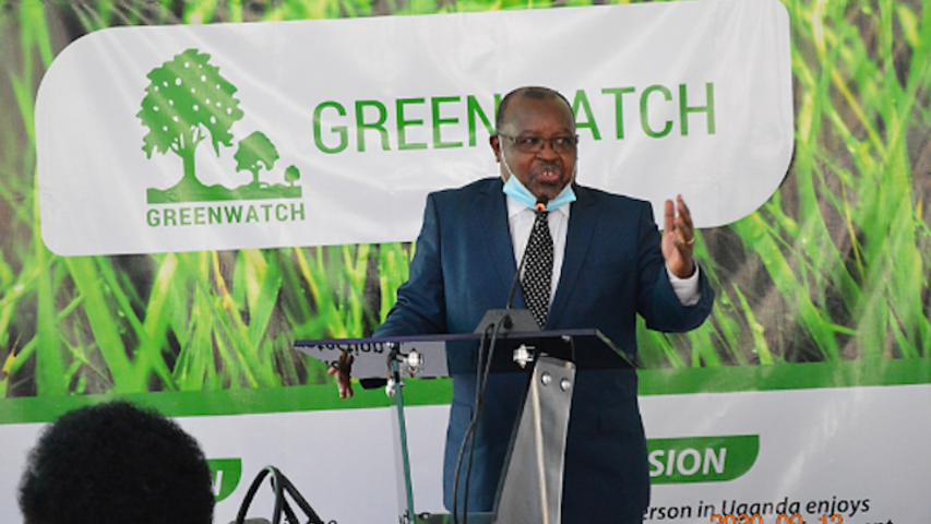 Justice Joseph Murangira officially closes the second annual judicial training on Climate Justice, 2020
